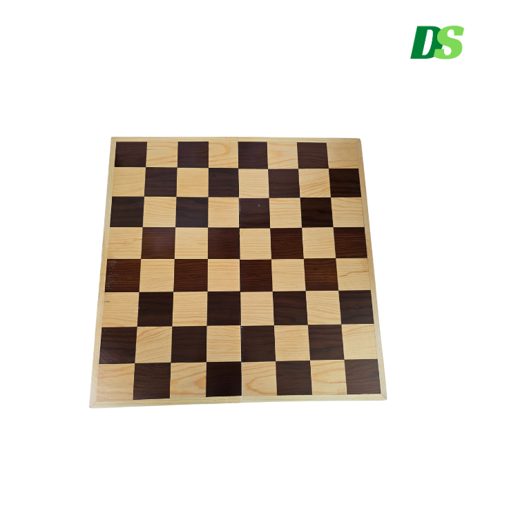Ajedrez De Madera Artesanal: 45x45 Cm. Tablero Plegable