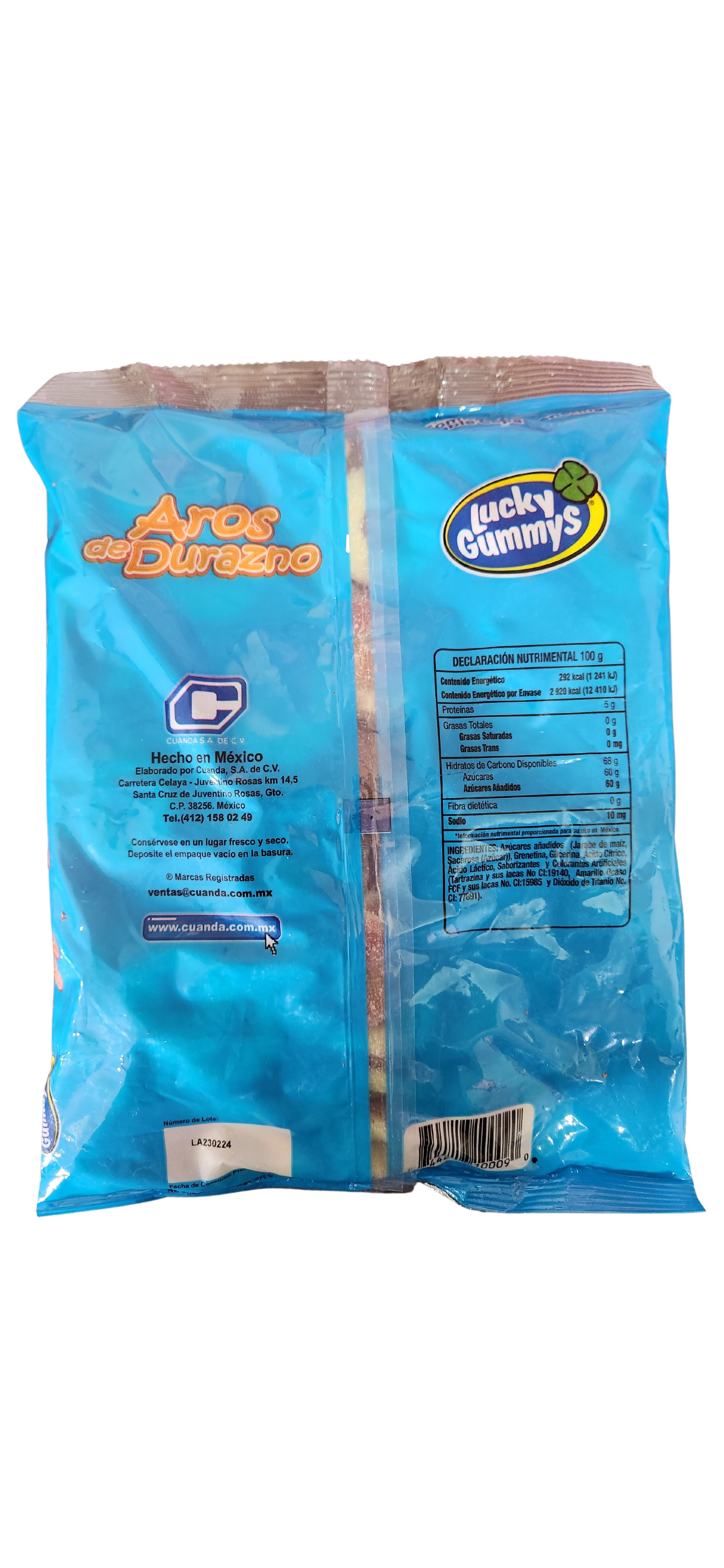 Lucky Gummys Gomitas Durazno 1 kg