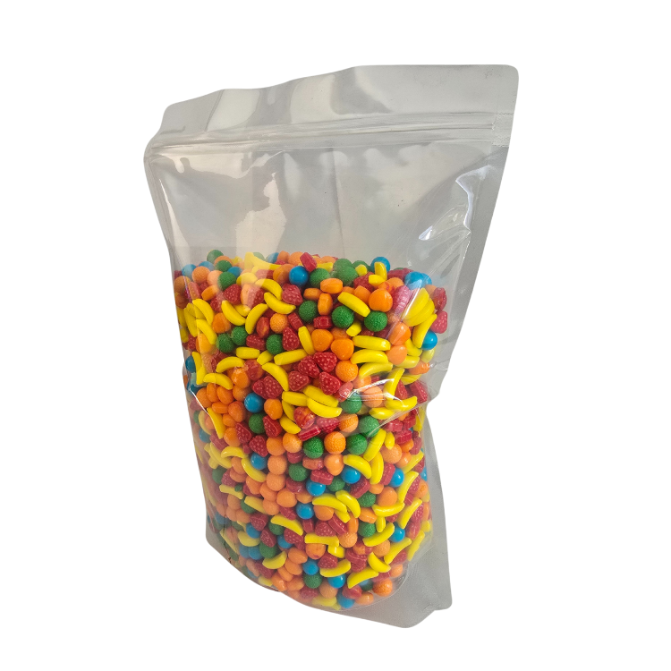 Bolsa Stand Up Pouch 1000gr Con Zipper Transparente 200pzs Natural Natural