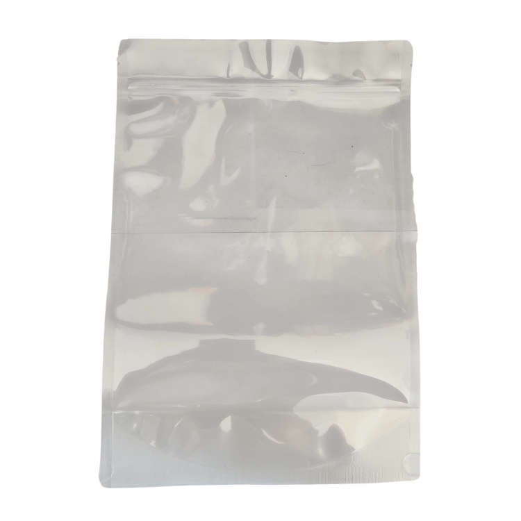 Bolsa Stand Up Pouch 1000gr Con Zipper Transparente 200pzs Natural Natural