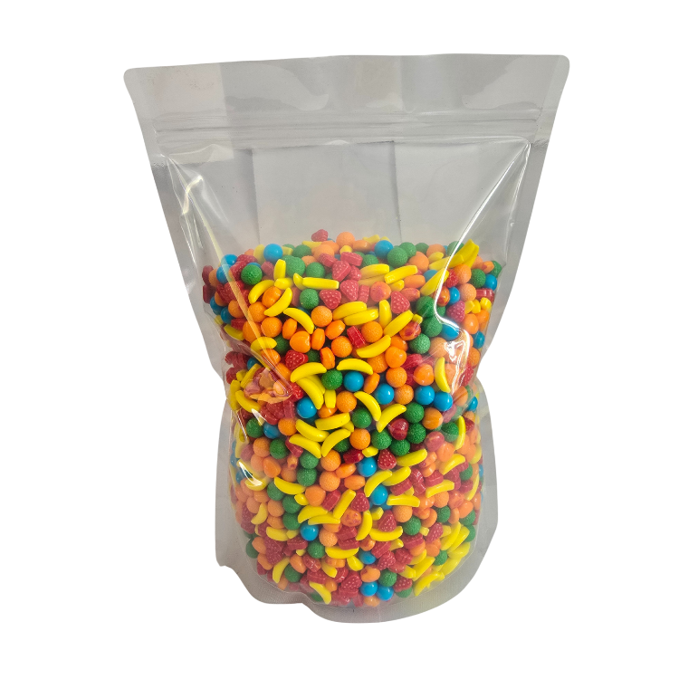 Bolsa Stand Up Pouch 1000gr Con Zipper Transparente 200pzs Natural Natural