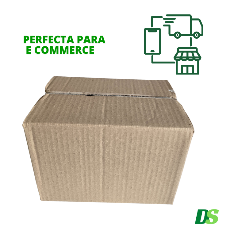 Cajas De Cartón Para Envios 20x13x17.5 Ecommerce 100 Pzas Natural