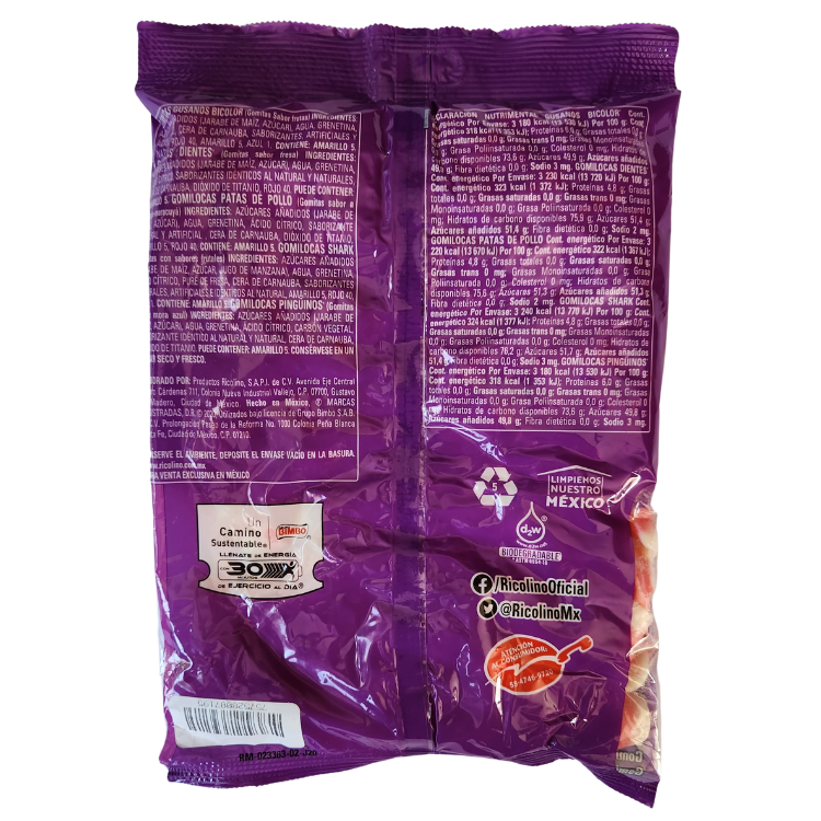 Gomitas Dientes Ricolino 1kg Gomilocas