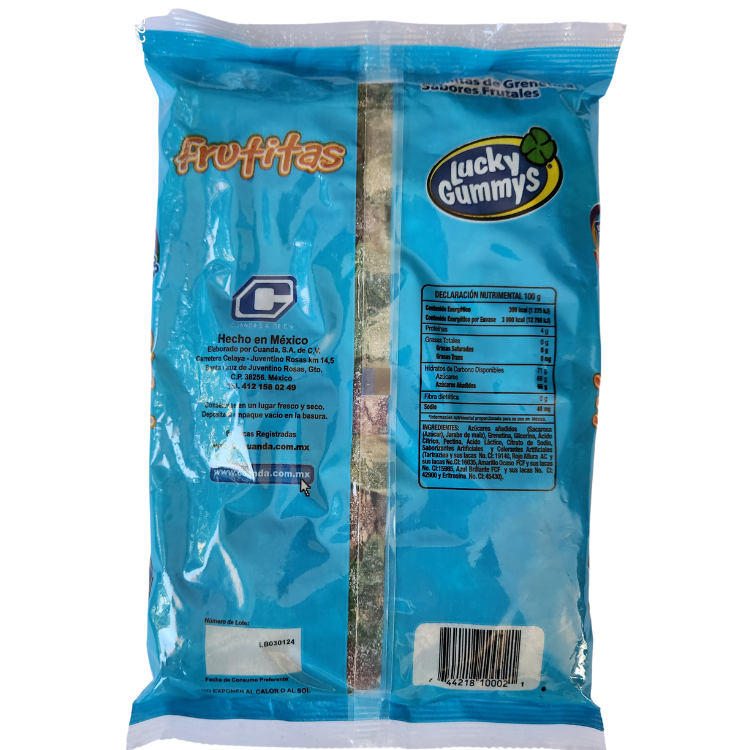 Lucky Gummys Frutitas Gomitas de Azucar 1kg