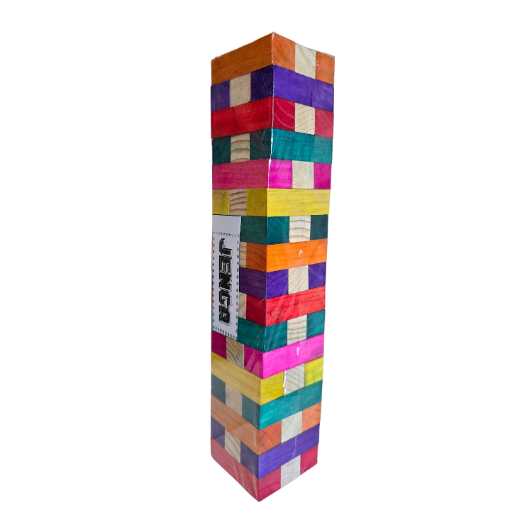 Jenga de Madera. Artesanal 37 cm.