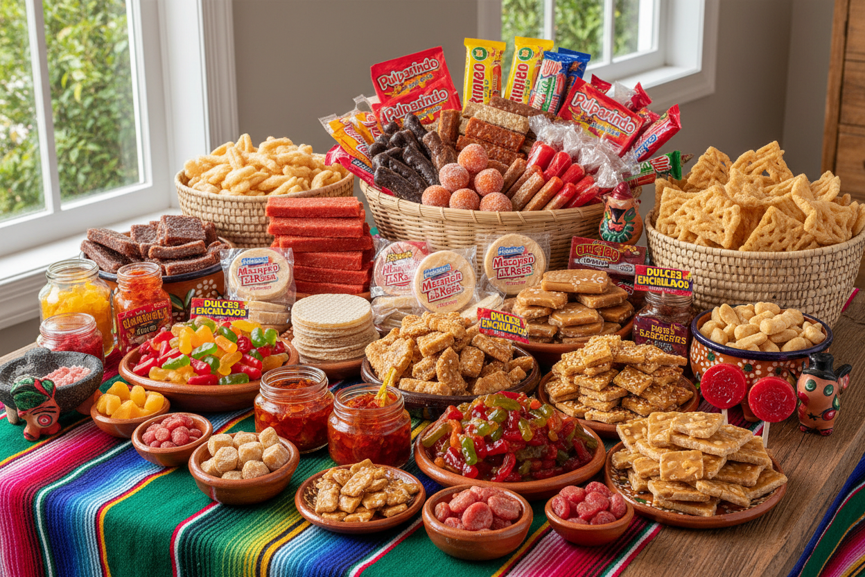 dulces y botanas mexicanos